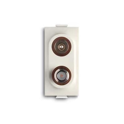 9IBA227983_400x400.jpg ТВ утичница женски+машки конектор Ф9,5мм 10dB (1 модул) - Image 1
