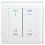 BE-GTL2TW.D1 KNX Glass Push Button II Lite , 2-канален, RGBW
