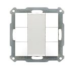 BE-TA5506.01 Push Button 6-канален, 55, White matt finish