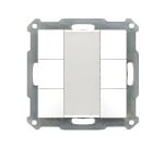 BE-TA5506.G1 KNX Push Button 6-канален, 55, White glossy finish