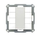 BE-TA5508.G1 KNX Push Button, 8-канален, 55, White glossy finish