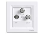 EPH3600121 ТВ утичница TV-SAT-SAT (IEC машки + F + F) IP20, без навртување