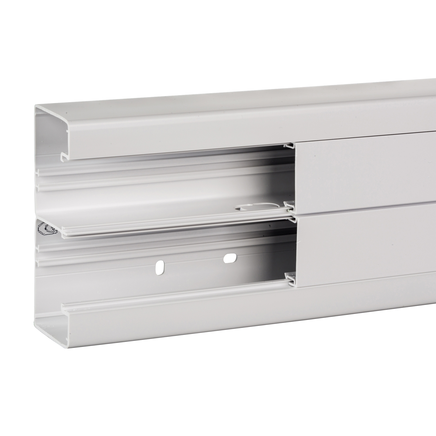 ISM10300P.jpg ISM10300P - Пластичен канал 140х55x2000mm PVC бел - Image 1