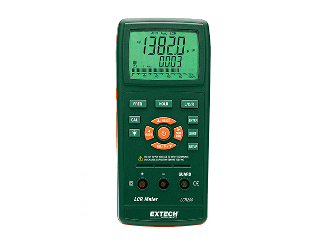 LCR200.png LCR200 Мерач на индуктивност, капацитет и отпор - Image 1