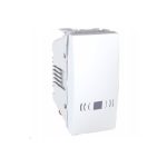 MGU3.106.18C/12C/25C Тастер со симбол ѕвонче - 1 модул 10AX со опружен приклучок