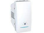 MGU3.106.18LN/12LN/25LN Тастер со сина светилка за лоцирање и симбол светилка– 1 модул 10AX со опружен приклучок
