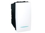 MGU3.161.18N/12N/25N Еднонасочен прекинувач со сина сигнализација 16AX – 1 модул со заштрафување