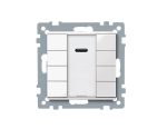 KNX MTN617519 Push Button ( 4 пара ) with IR receiver