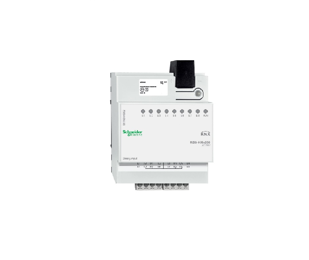 MTN644692.jpg KNX MTN644692 Binary Input REG-K/8x230, light grey - Image 1