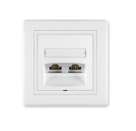 Приклучница компјутерска PRESTIGE 2xRJ45 Cat6 UTP, be 615.000