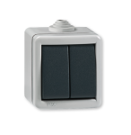 Прекинувач сериски ARMOR 10A 250V~ IP55, сиво /антрацит 282.1A