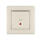 Тастер за светло PRESTIGE со индик. 10A 250V~, бел 609I.00